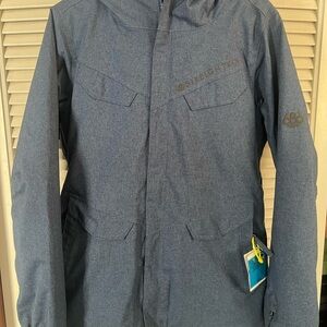 686 Women's Navy Hooded Ski Jacket